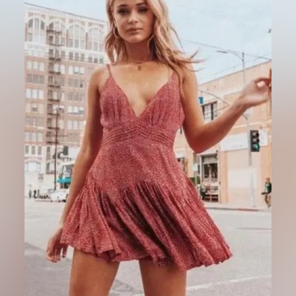 Princess Polly red romper